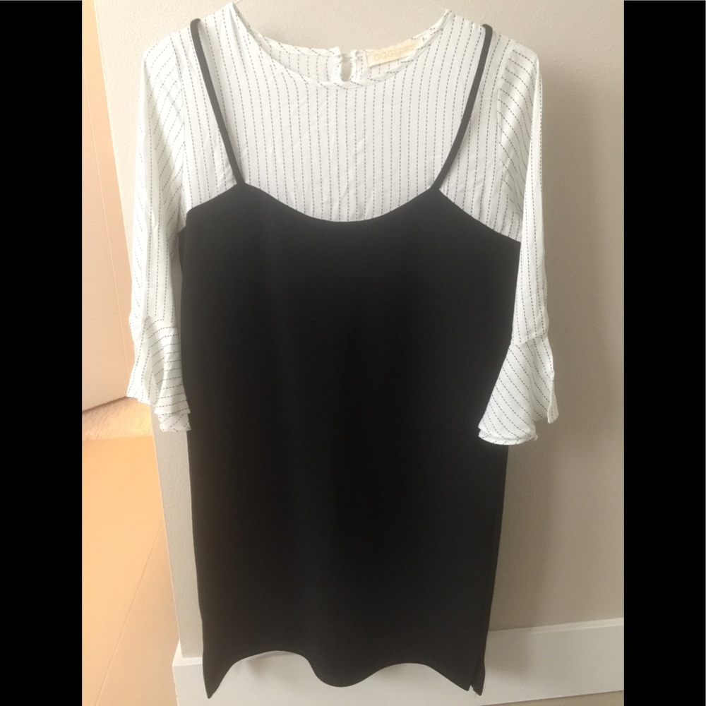 Black and white dress (One-piece)